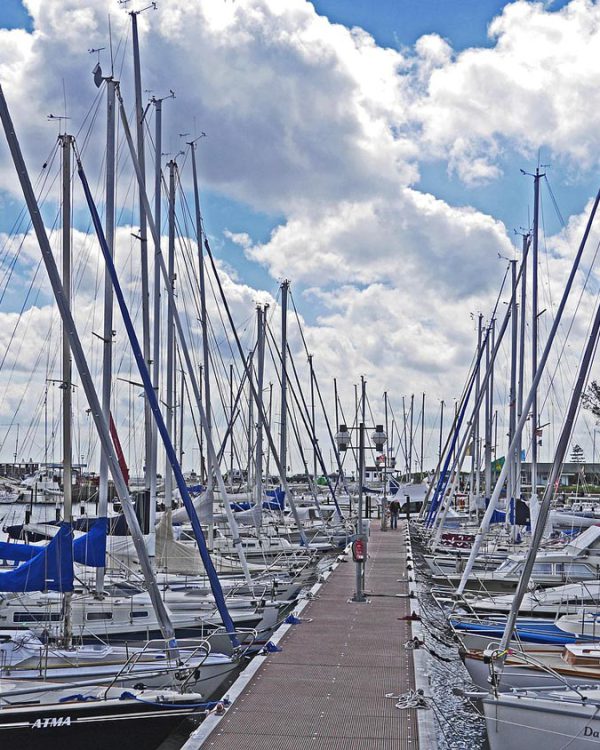 Hafen in Damp